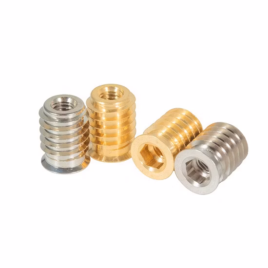 Metal cobre titânio porca especial cabeça plana de aço inoxidável porca de rebite cego de latão personalizado