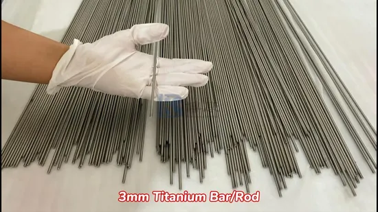 Barra de titânio ASTM F136 Ti6al4V Eli